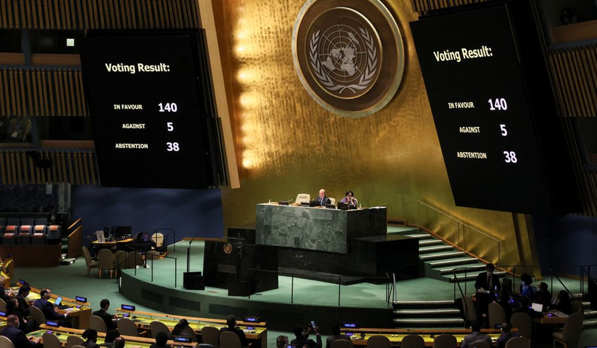 U.N. General Assembly again overwhelmingly isolates Russia over Ukraine